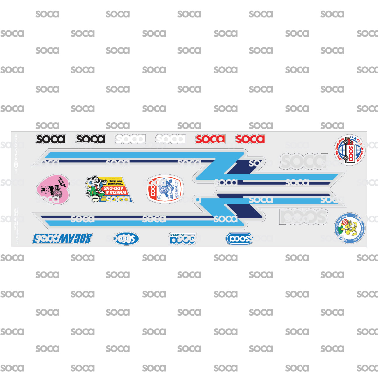 Decal D-BO Bue