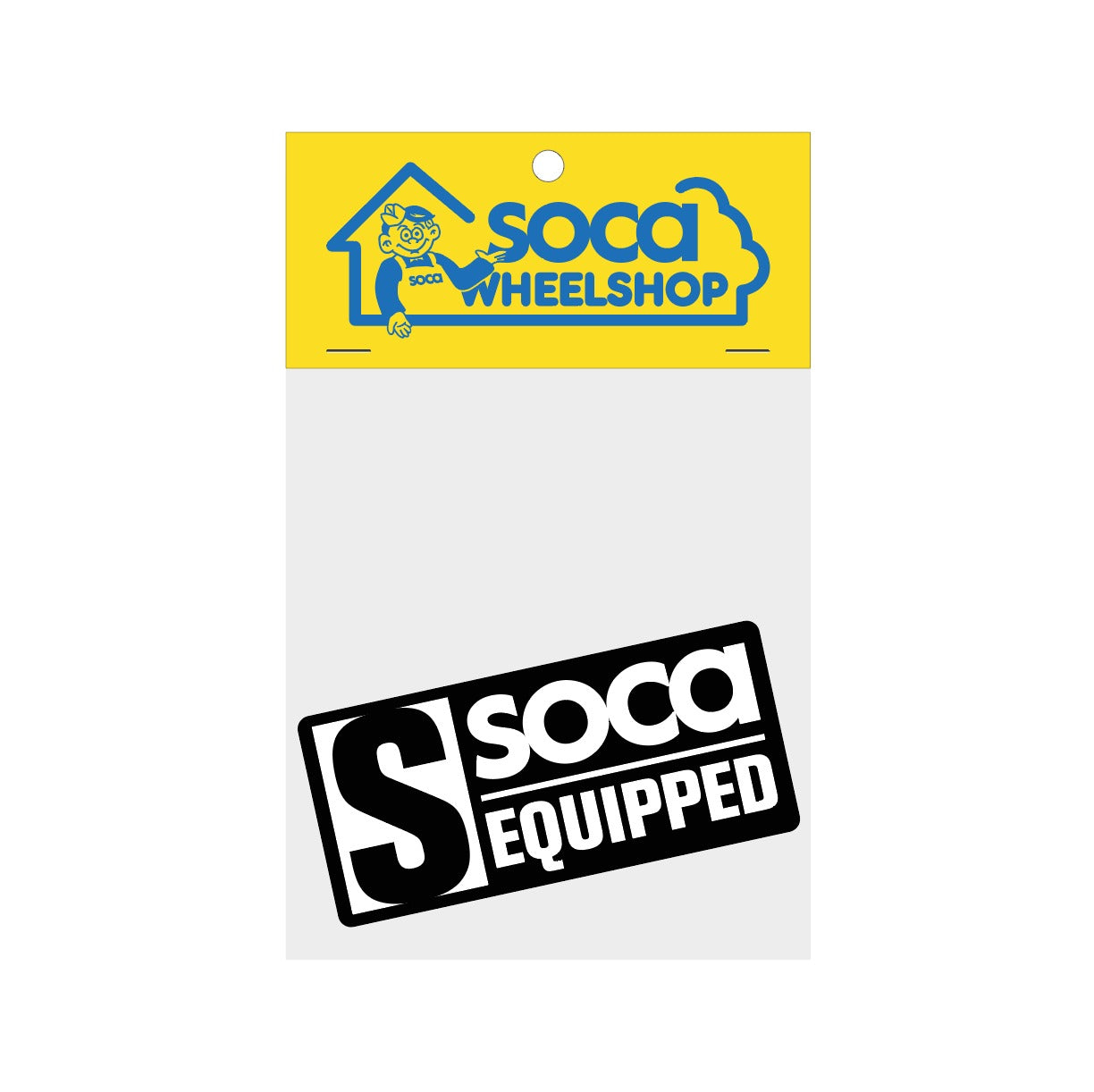 SOCA Equipped Black Sticker