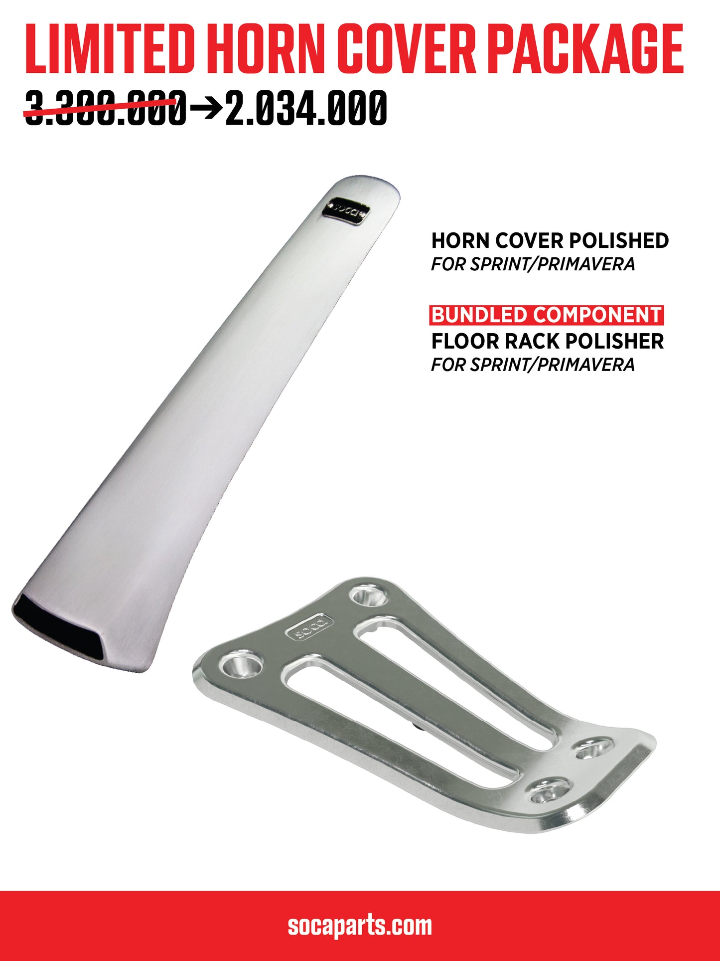 SOCA Bundle Deal Package - Limited Horn Cover Package