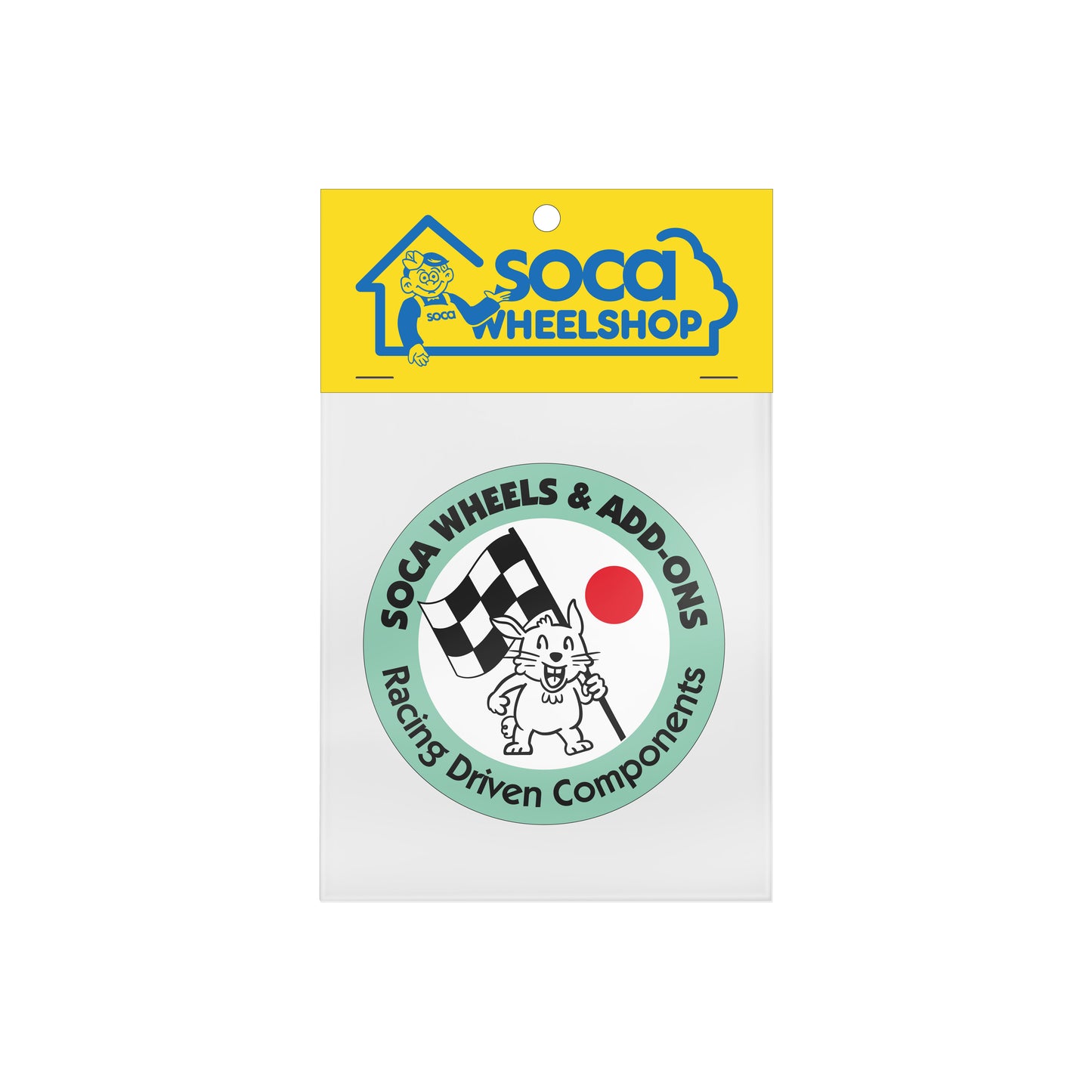 SOCA Strong Spokes Label Sticker