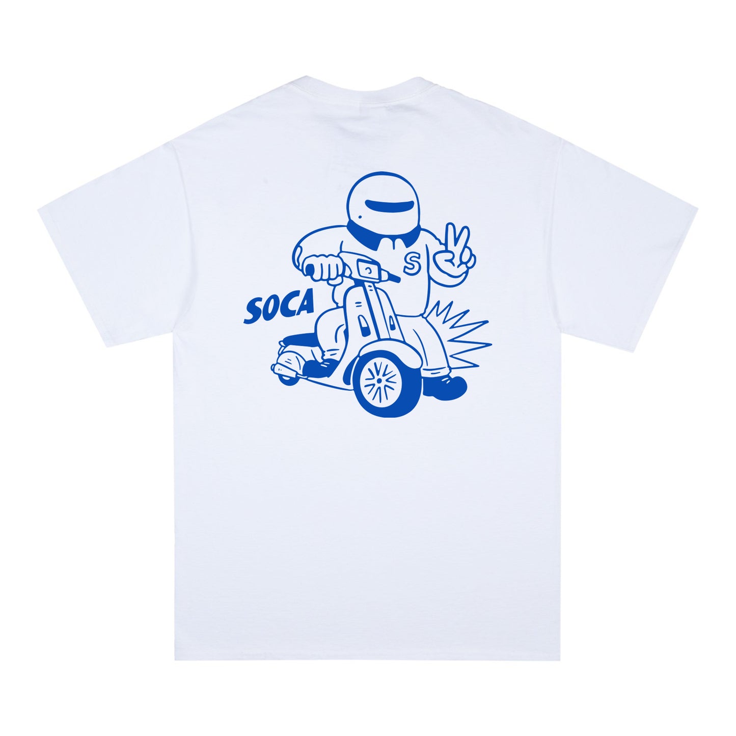 SOCA Vespa Tee White
