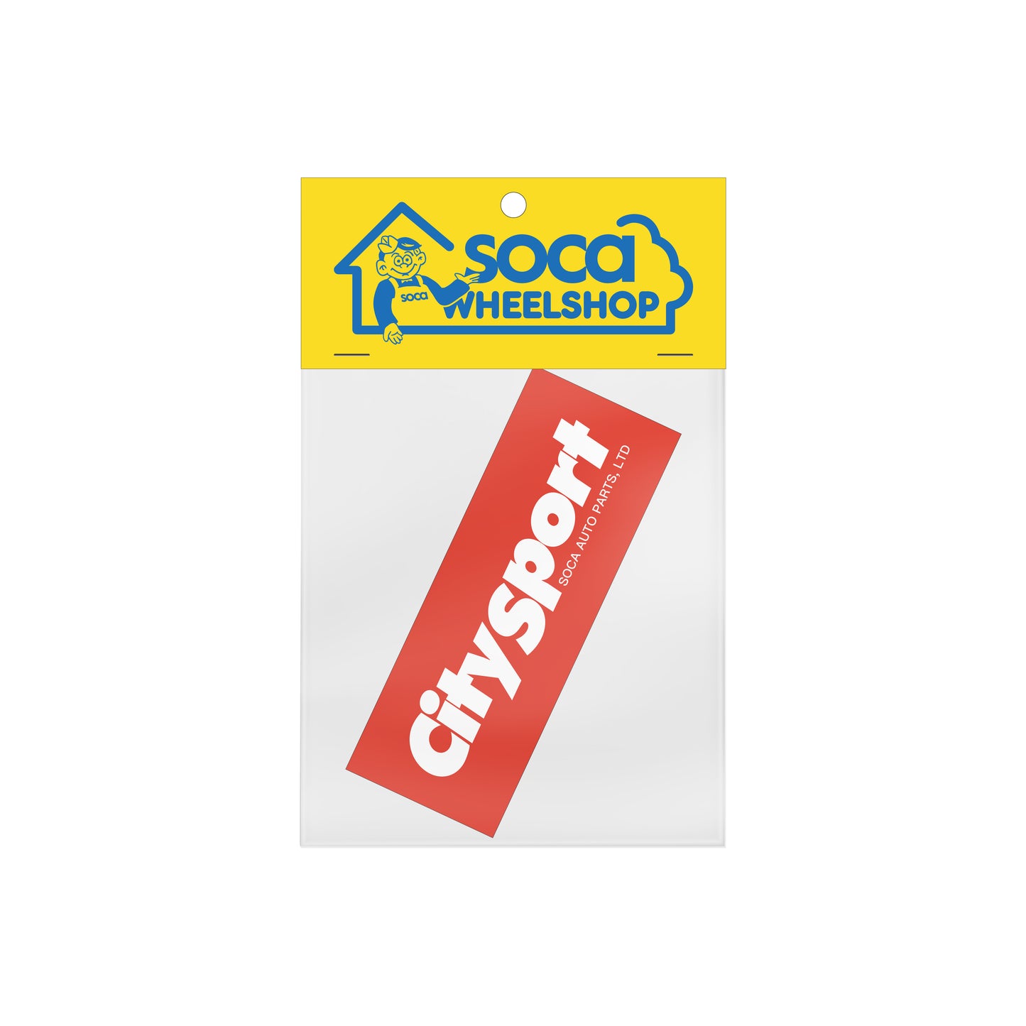 SOCA City Sport Logo Sticker