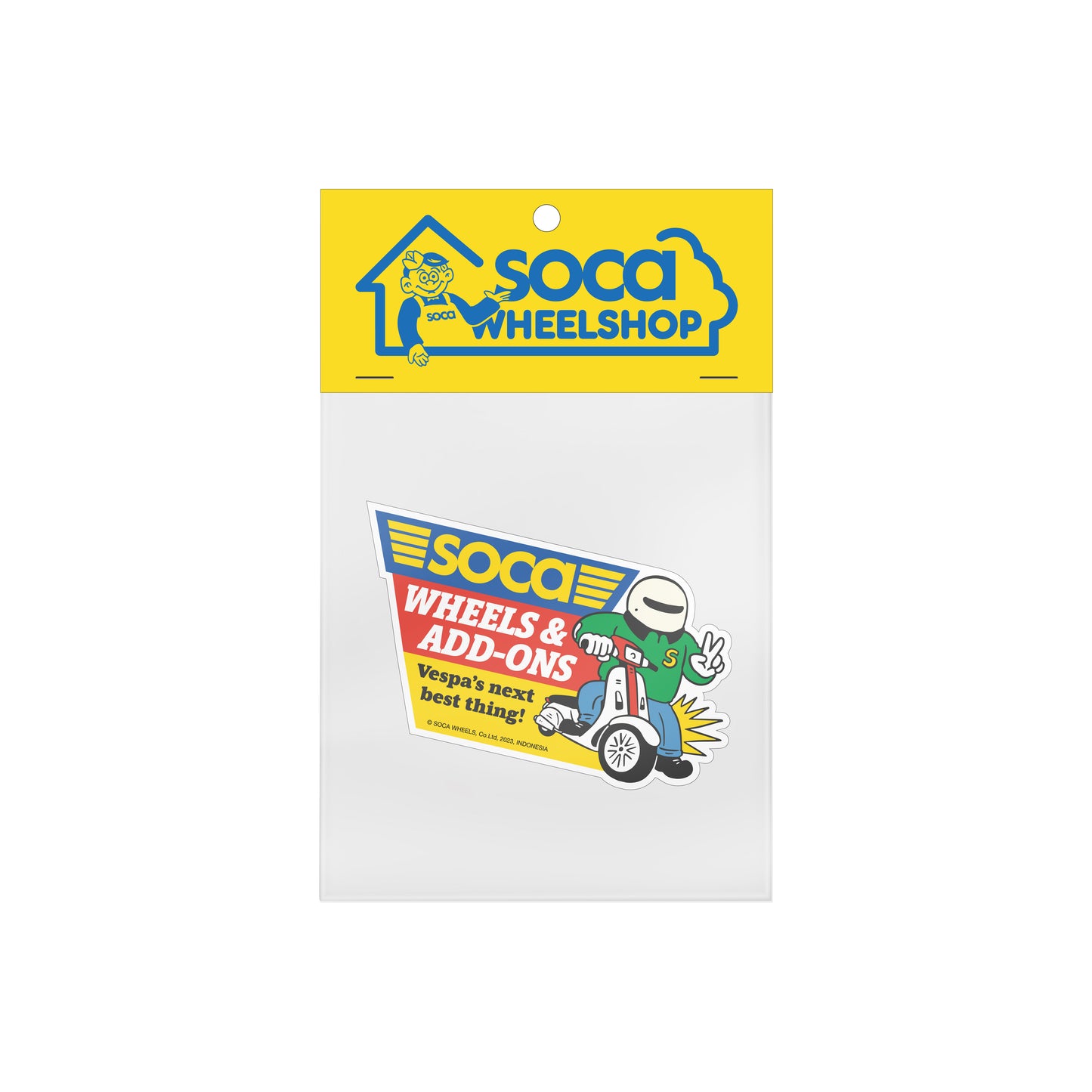 SOCA Commercial Logo Sticker