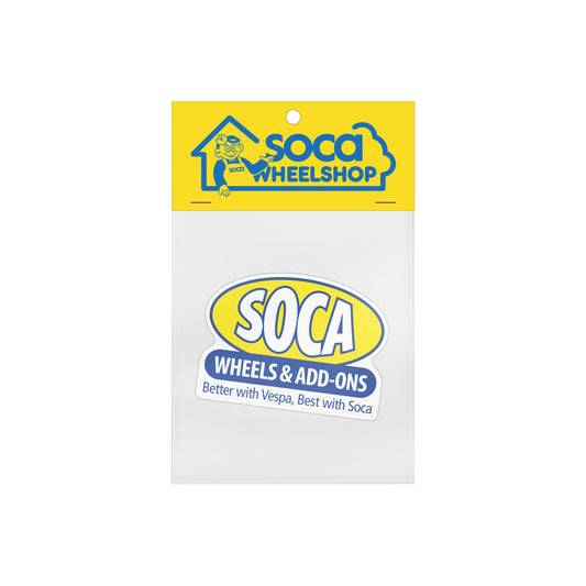 SOCA Oval Label Sticker